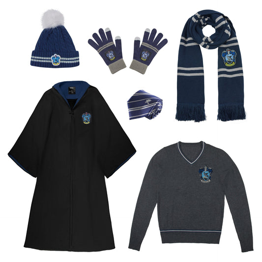 Komplettes Deluxe Ravenclaw-Kostüm für Erwachsene