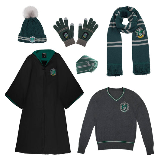 Komplettes Deluxe-Slytherin-Outfit für Erwachsene