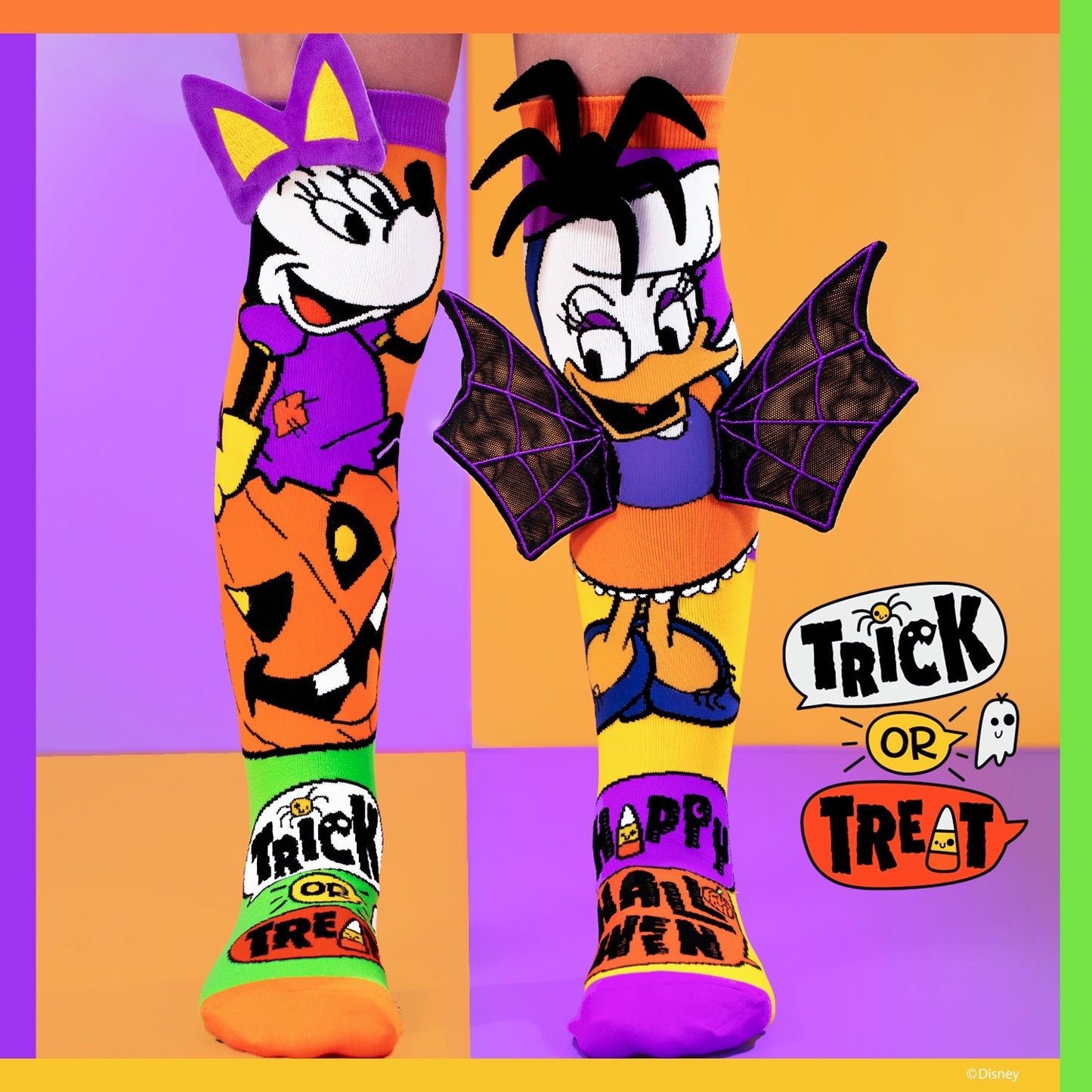 MINNIE UND DAISY HALLOWEEN-SOCKEN