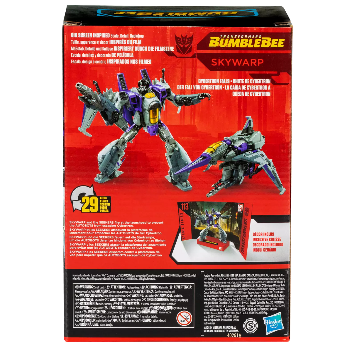 Transformers Generations Studio Series Voyager 113 Skywarp