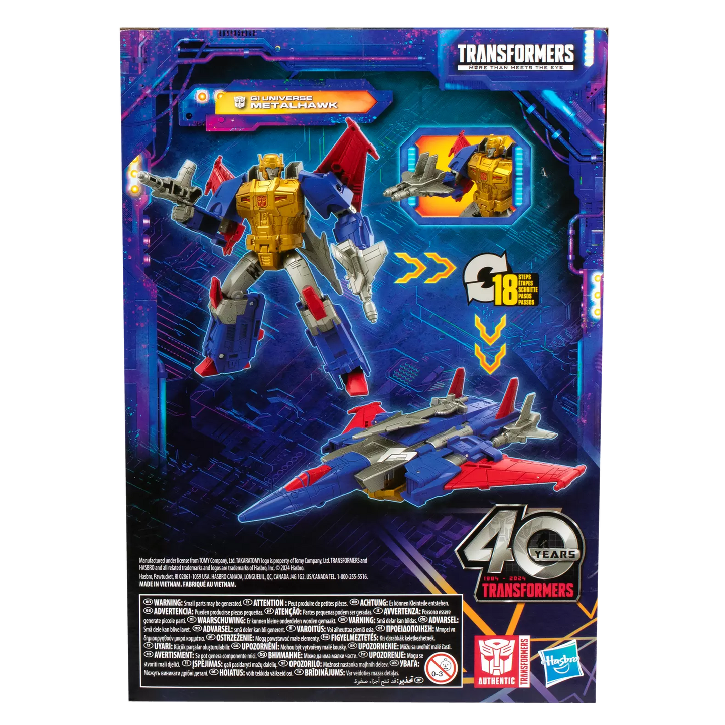 Transformers Generations Legacy United Voyageur Class G1 Universe Metalhawk