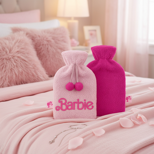 Bouillotte Peluche & Brodée Barbie - Logo – vue produit 2