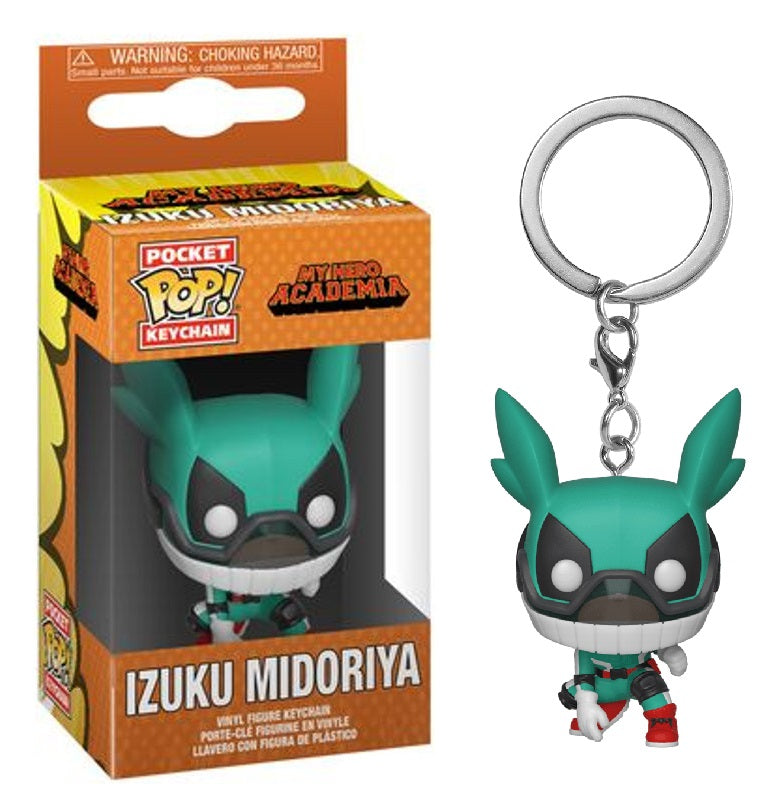 pop keychain deku avec casque