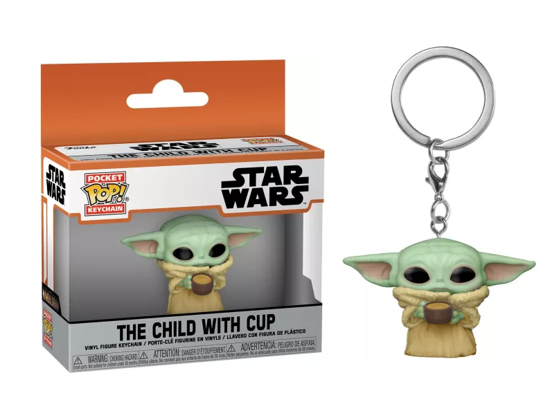 pop keychain the child w cup