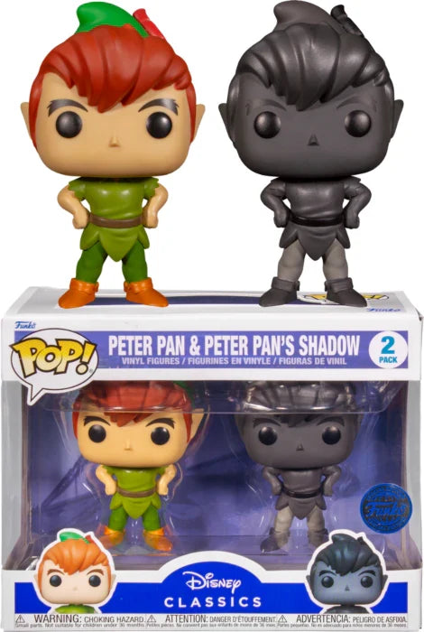 Funko Pop! Peter Pan et Peter Pan Ombre 2-Pack – Disney