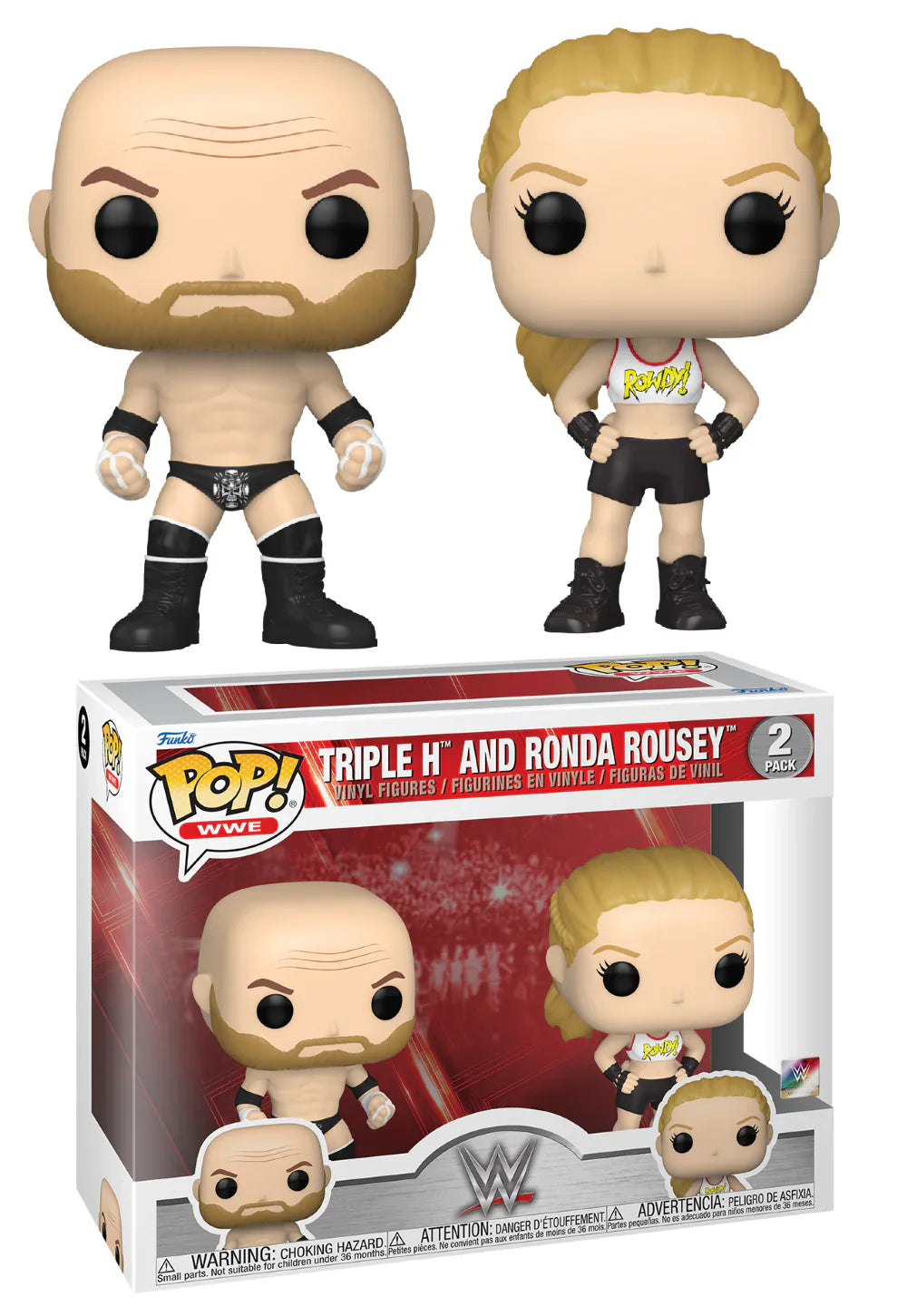 Triple H und Ronda Rousey 2er-Pack