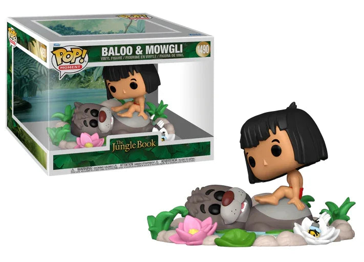 Funko Pop! Moment Baloo & Mowgli – Disney