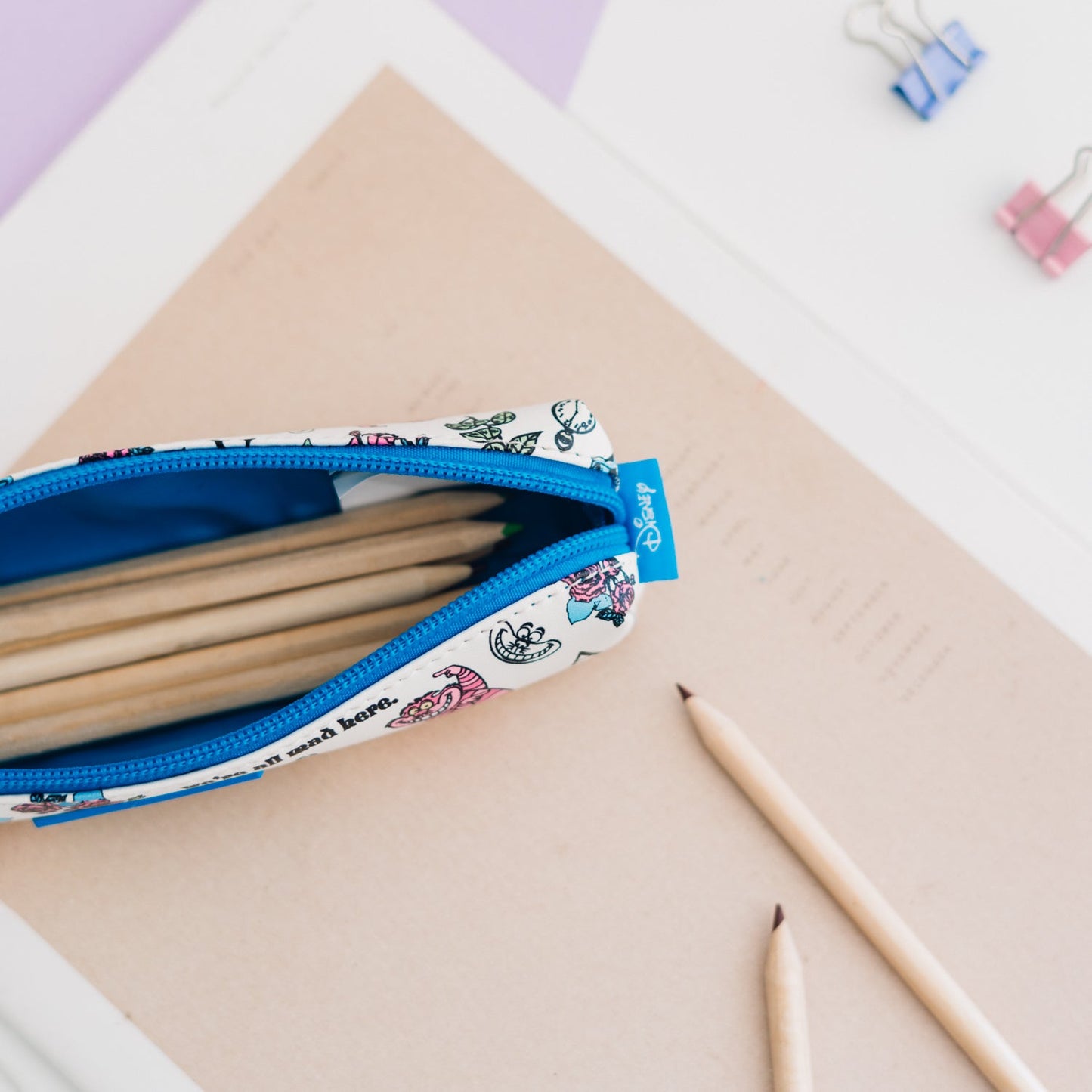 Disney Rectangular Pencil Case - Alice in Wonderland