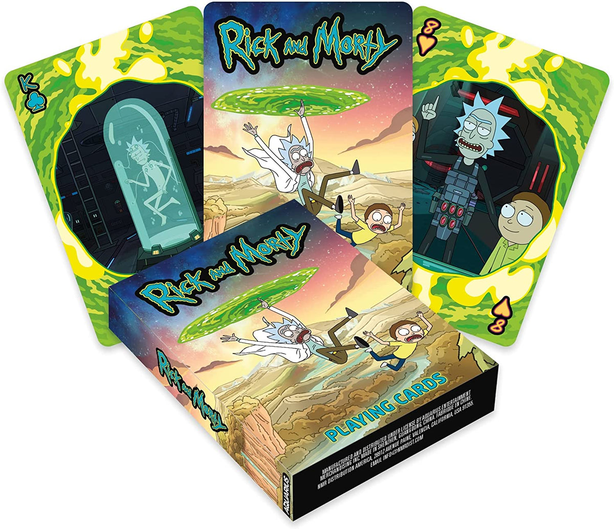 Jeu de cartes Rick & Morty - Portails - Aquarius