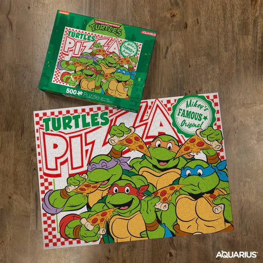 Puzzle Tortues Ninja Pizza 500 pièces - Aquarius