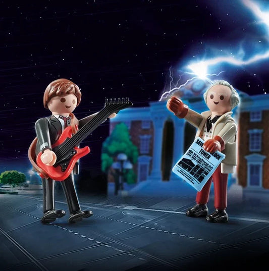 Dual Pack Marty Mc Fly et Dr. Brown - PLAYMOBIL – vue produit 2
