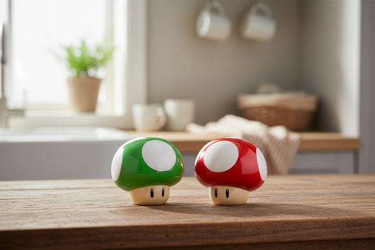 Salière et poivrière Super Mario - Champignons – vue 2