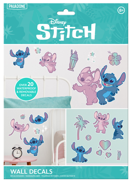 Stickers Muraux Lilo & Stitch - Stitch et Angel - 4 Feuilles – vue 2
