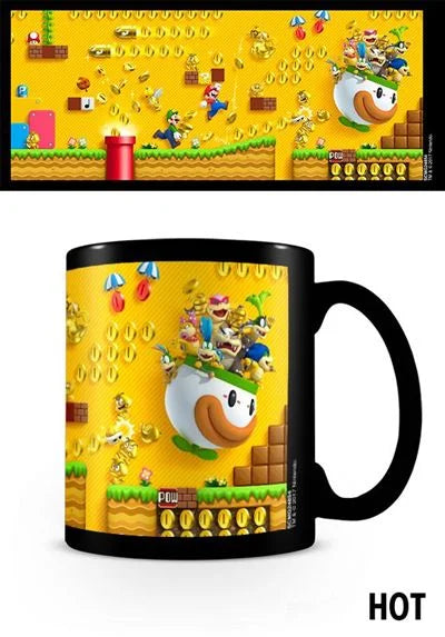 Mario Bros. Thermoreaktiver Becher - Goldmünzenrausch