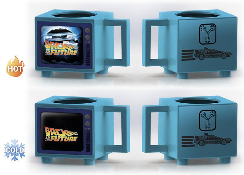 RETOUR VERS LE FUTUR Convecteur temporel Mug TVthermoréactif 500ml Funko