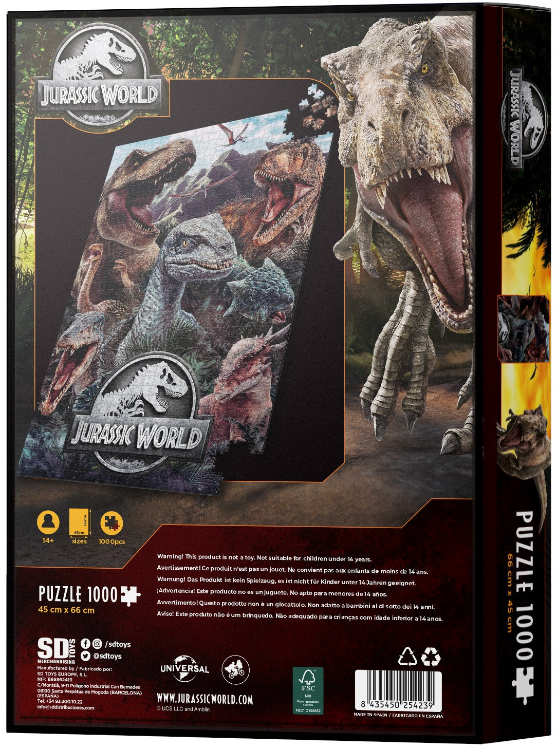 Puzzle Jurassic World - Poster Compo – vue produit 3
