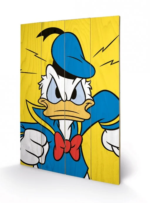 Impression sur bois - Donald Duck Mad – vue principale