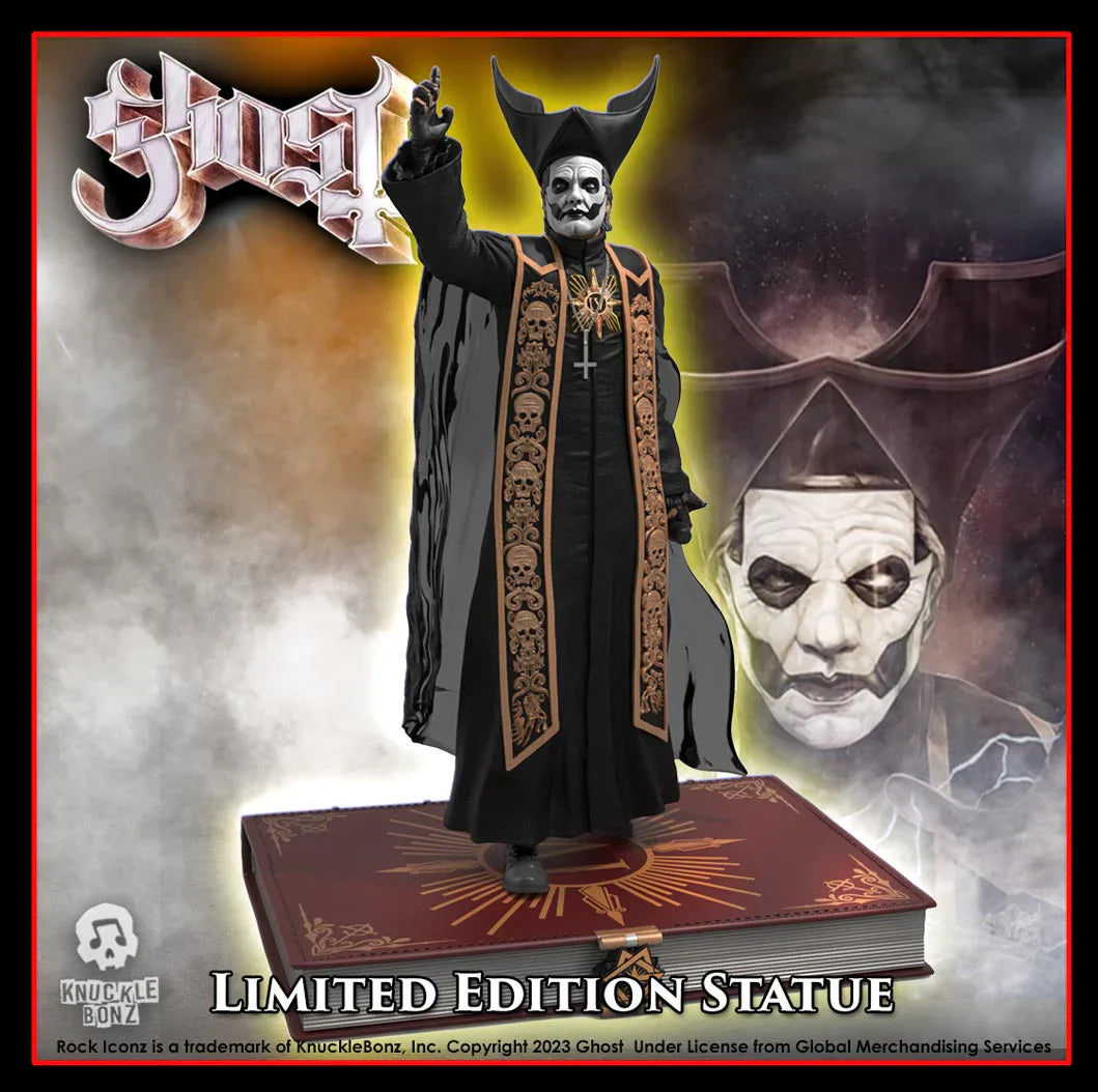 Papa Emeritus IV Statuette (Schwarze Roben) - Rock Iconz