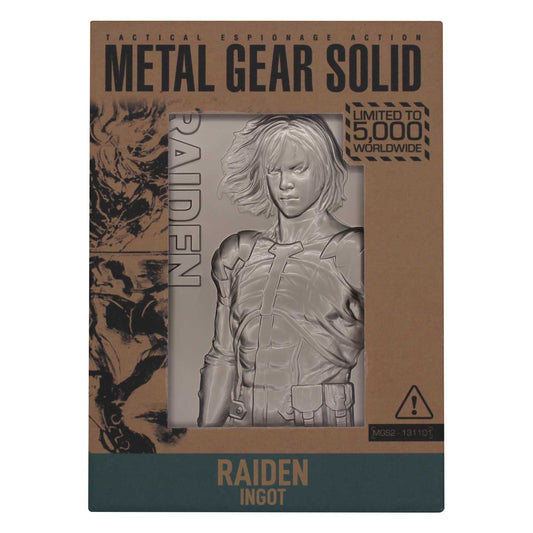 Lingot collector Metal Gear Solid - 2 Raiden