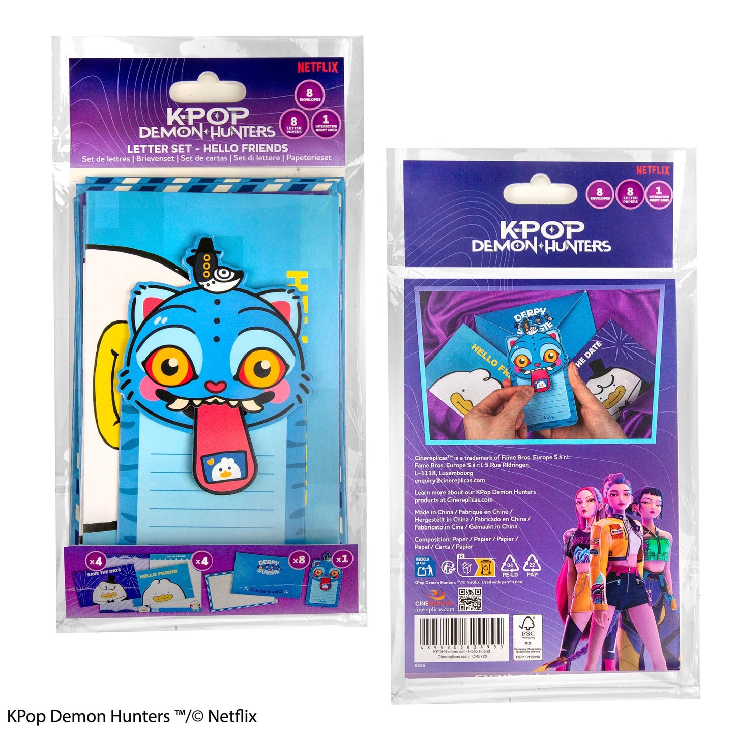 Set de Correspondance KPop Demon Hunters - Hello Friend
