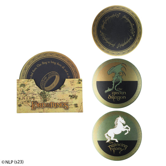 4er-Set Herr der Ringe Untersetzer