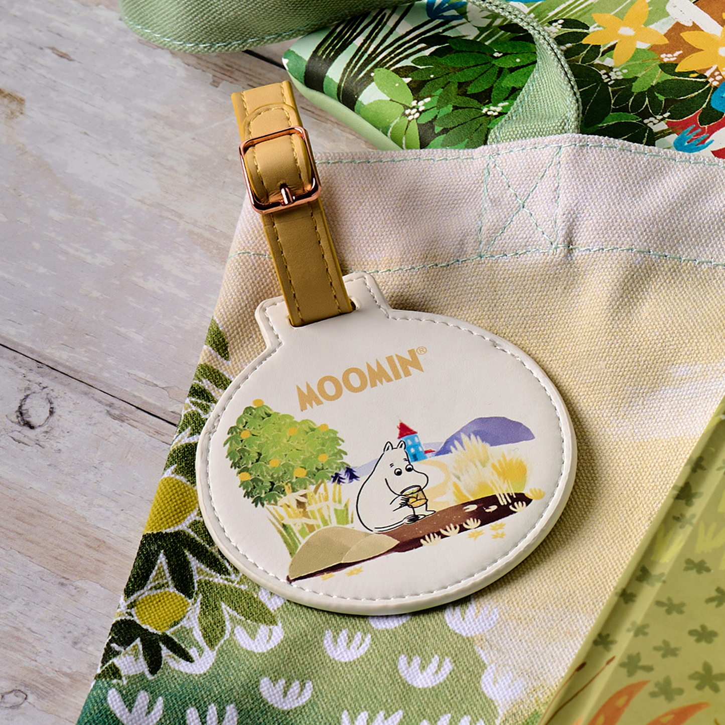 Moomin luggage tag - Pond