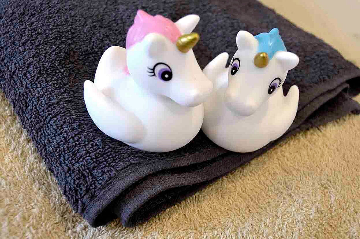 Mini Licorne de Bain Lumineuse – visuel produit
