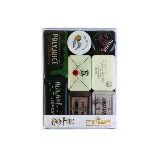 8-teiliges Harry Potter Epoxid-Magnetset – Hogwarts Artefakte
