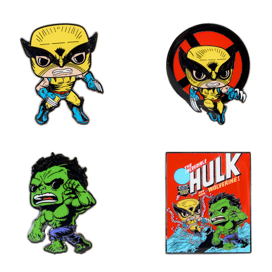Funko Wolverine 50th Anniversary 4-Pack Pin Set