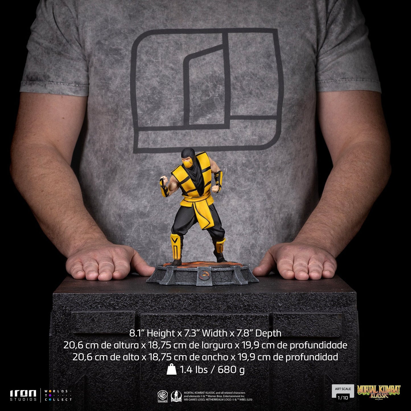 Scorpion Statue (Variant) - Mortal Kombat - Art Scale 1/10