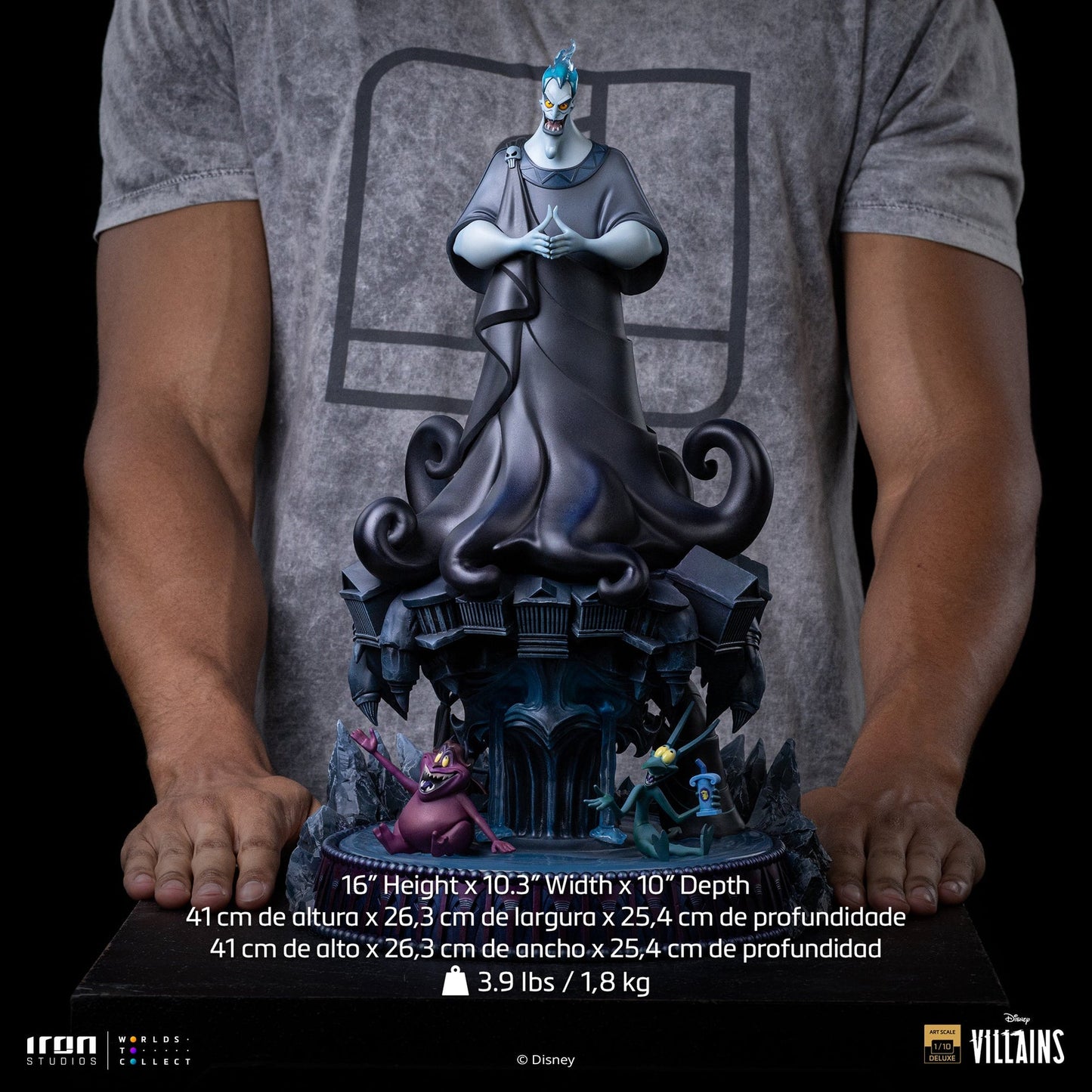 Statue Hades Deluxe – Disneys Schurken – Art Scale 1/10 – Disney Classics