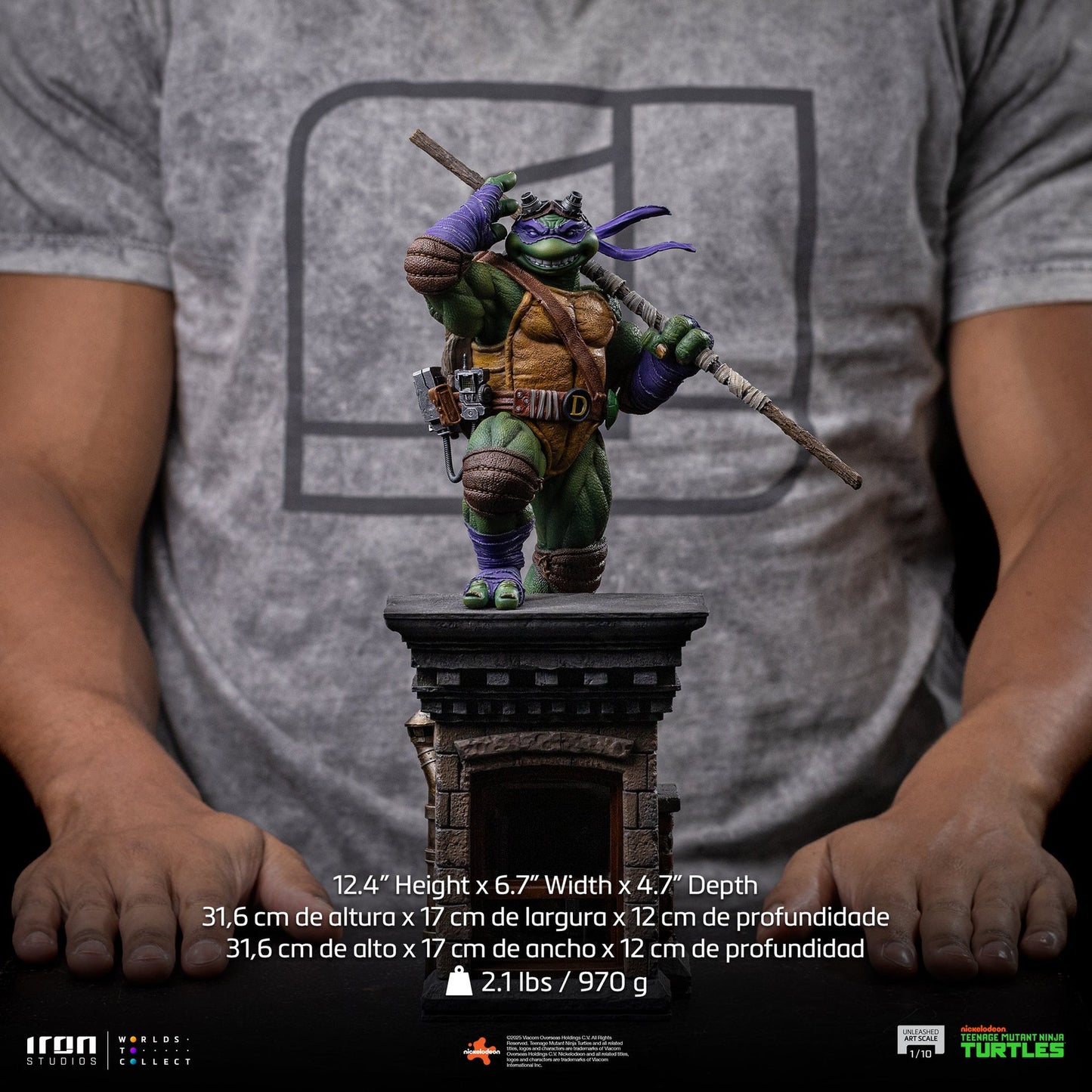 Statue Donatello Unleashed - Teenage Mutant Ninja Turtles - Art Scale 1/10