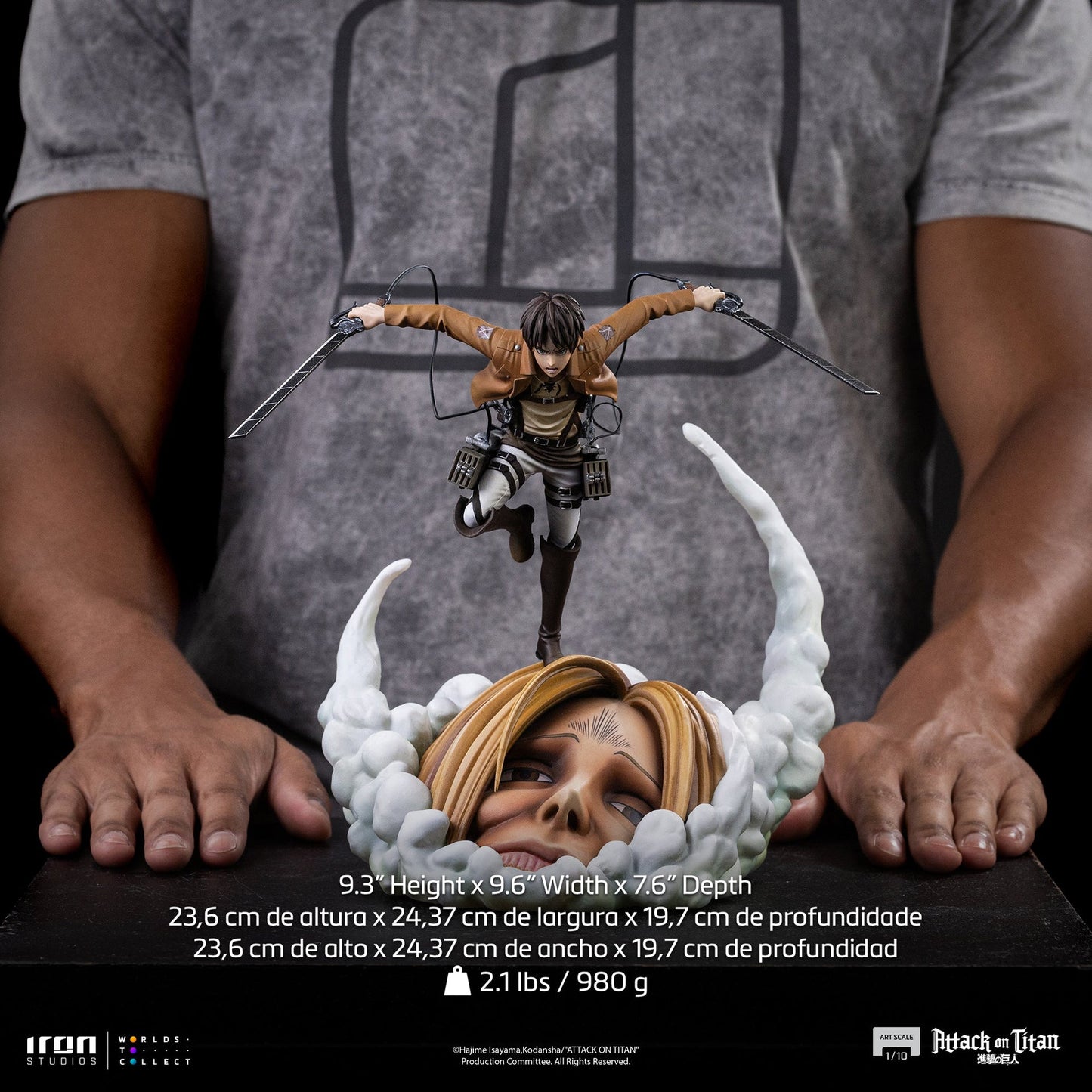 Statue Eren Yeager - Attack on Titan - Art Scale 1/10