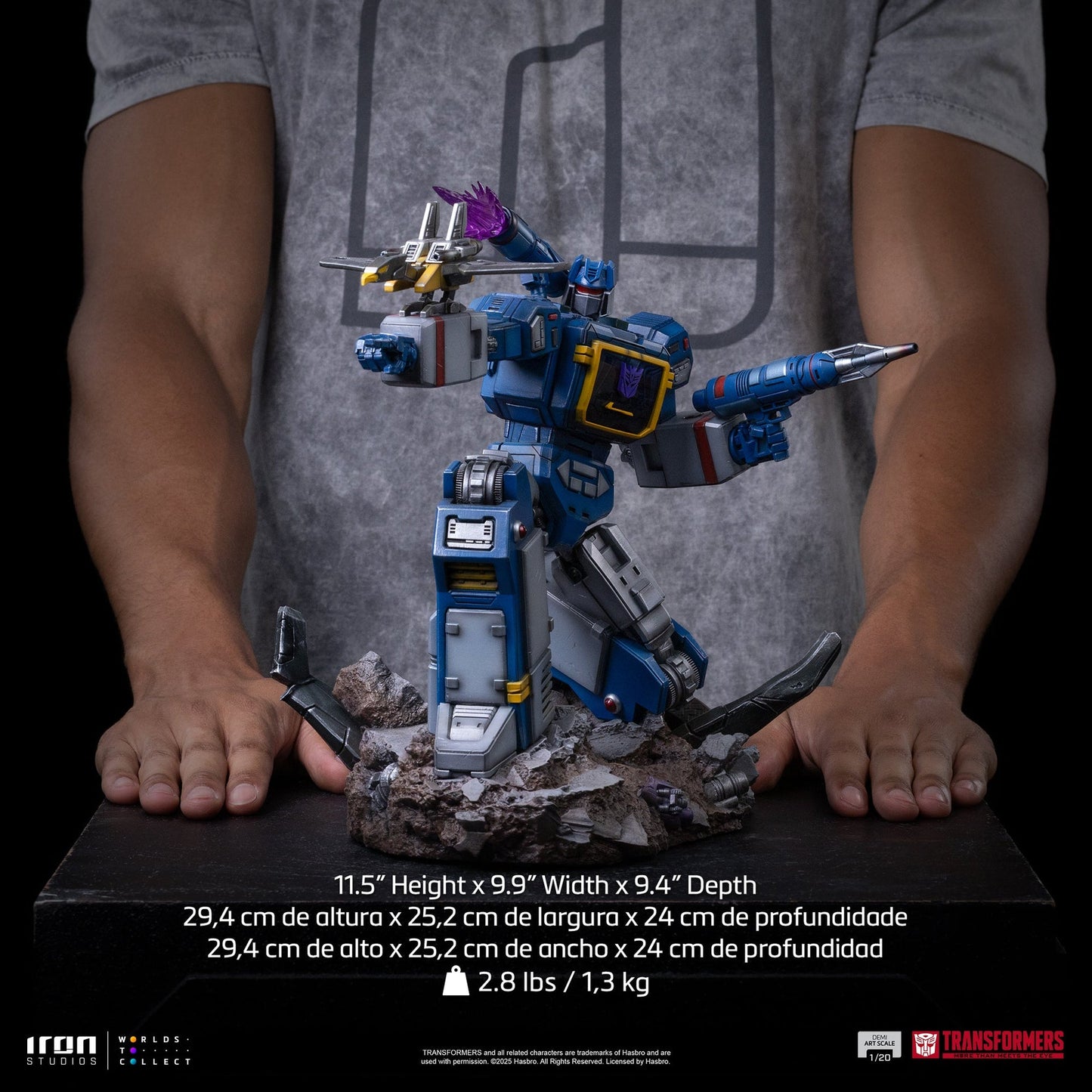 Statue Soundwave - Transformers - Halb-Kunst im Maßstab 1:20