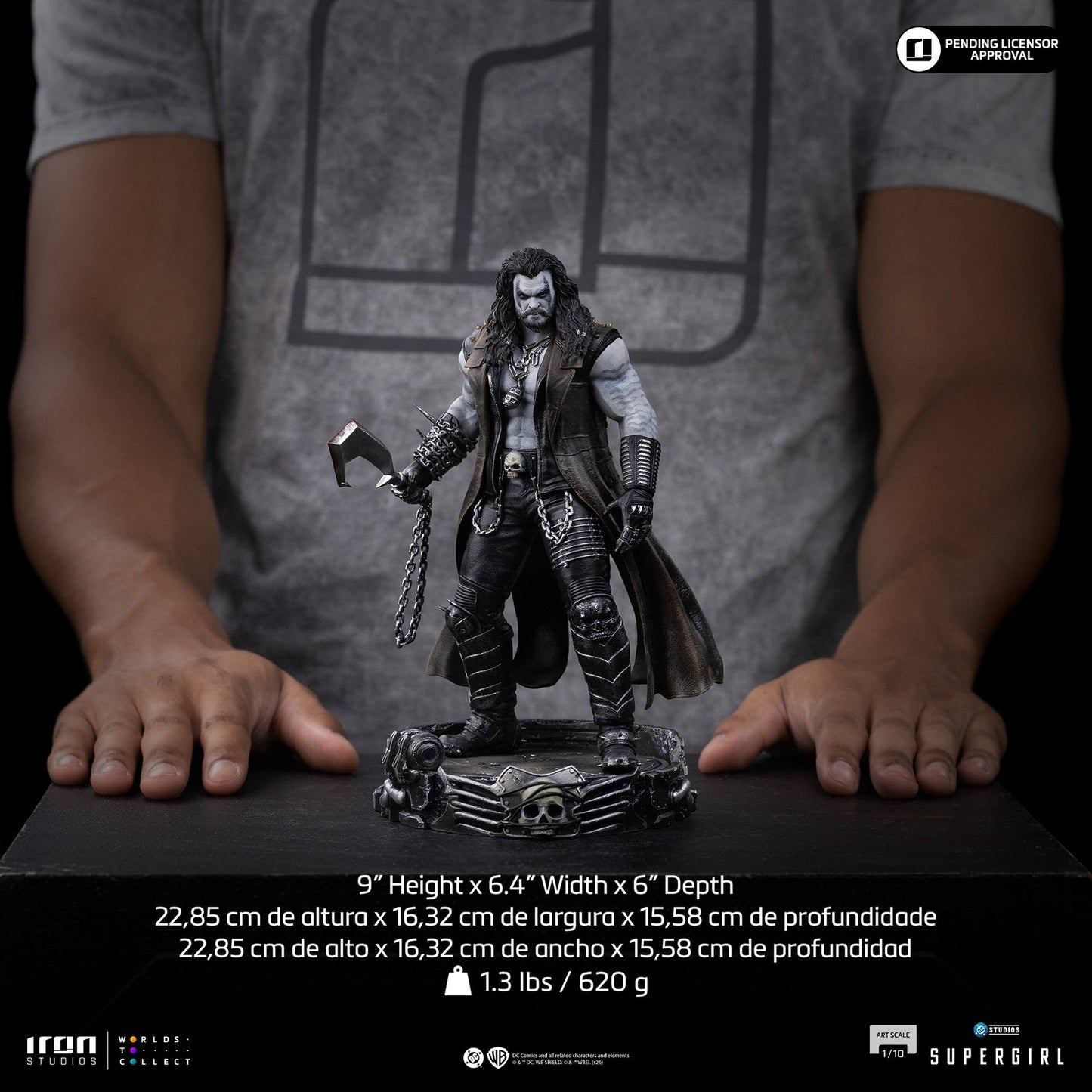Lobo Statue - Supergirl Movie - Art Scale 1/10 - DC Comics