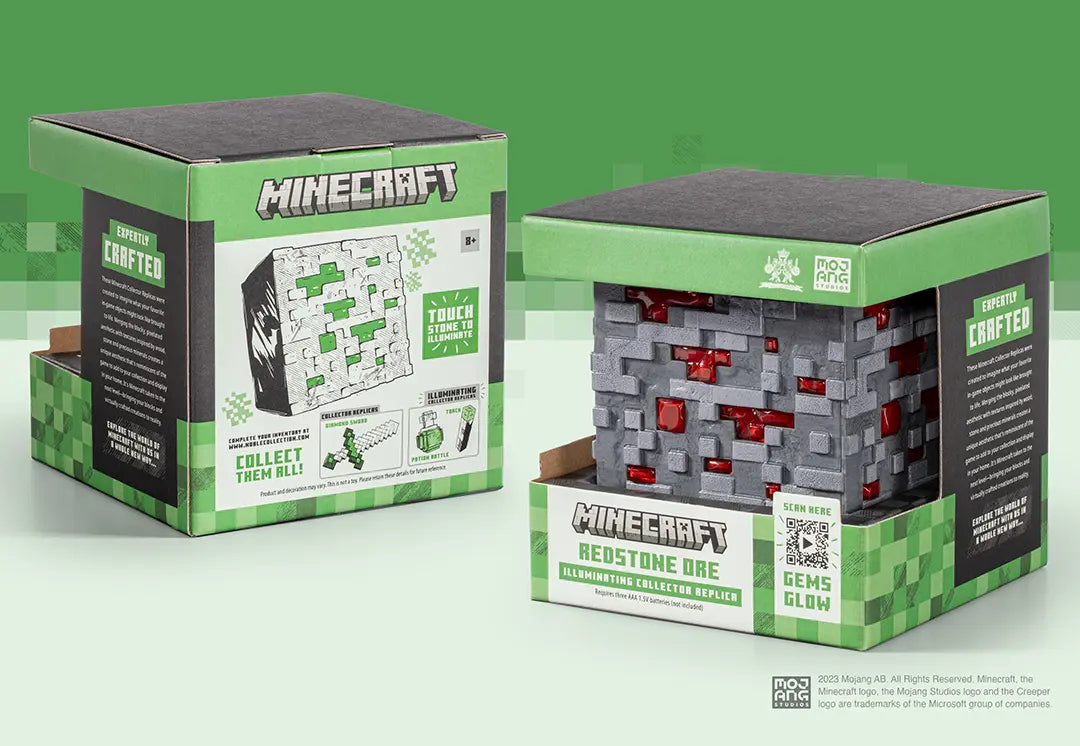 Minecraft Replica - Gloeiend Redstone-erts