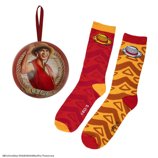 Weihnachtskapsel Luffy-Socken