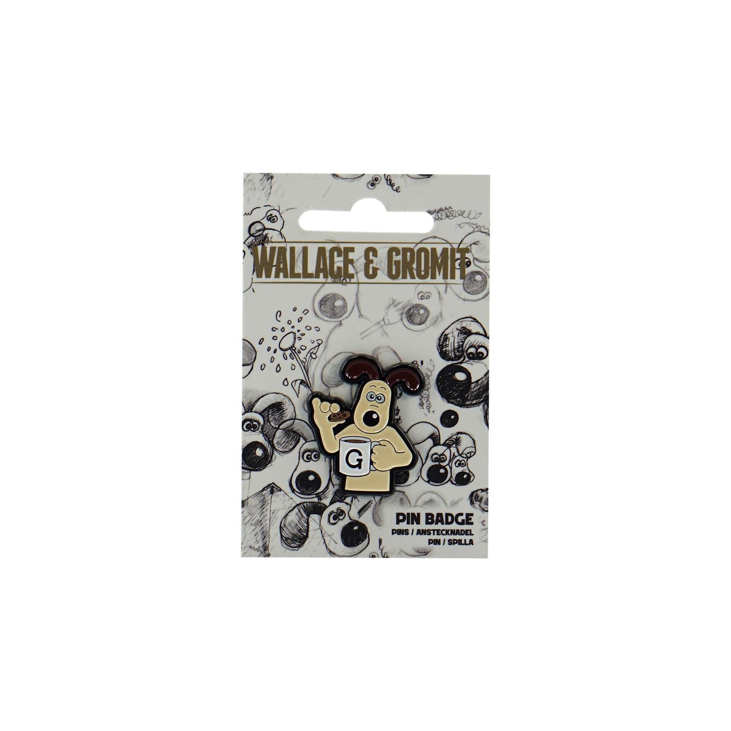 Wallace & Gromit Pin - Gromit