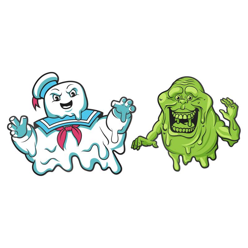 Pin's SOS Fantômes Stay Puft & Slimer – Pin Kings Numskull