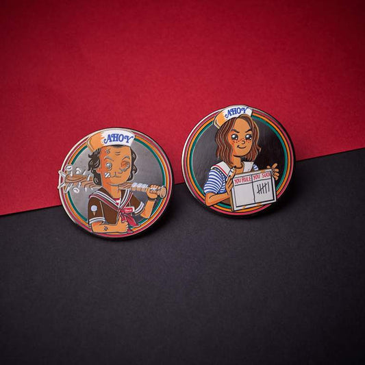 Pin's Stranger Things Steve & Robin Set 1.3 – Pin Kings Numskull