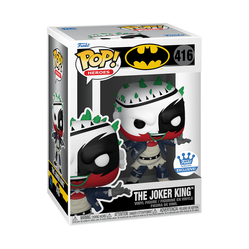dc comics funko pop heroes the joker king exclusive