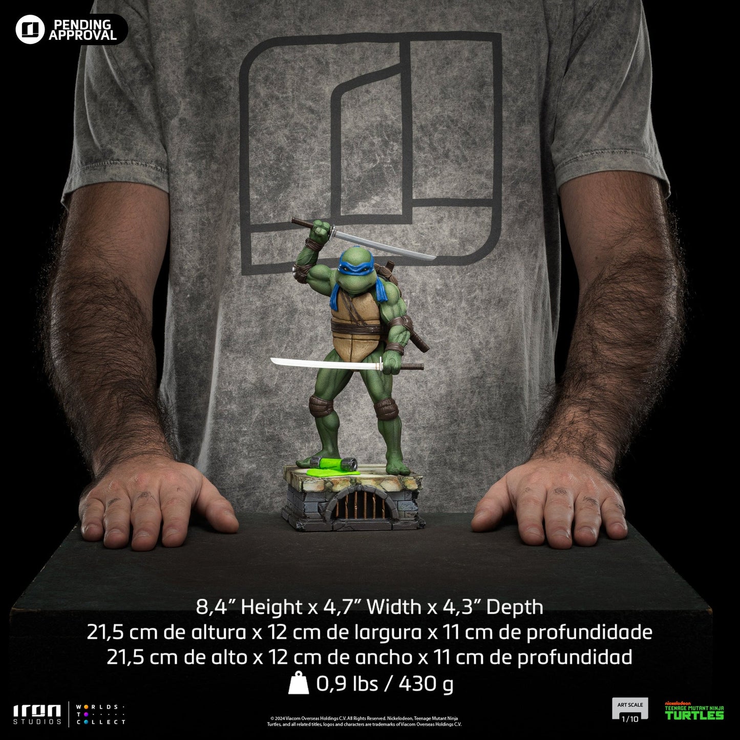 Statue Leonardo - TMNT Film - Art Scale 1/10 - Teenage Mutant Ninja Turtles