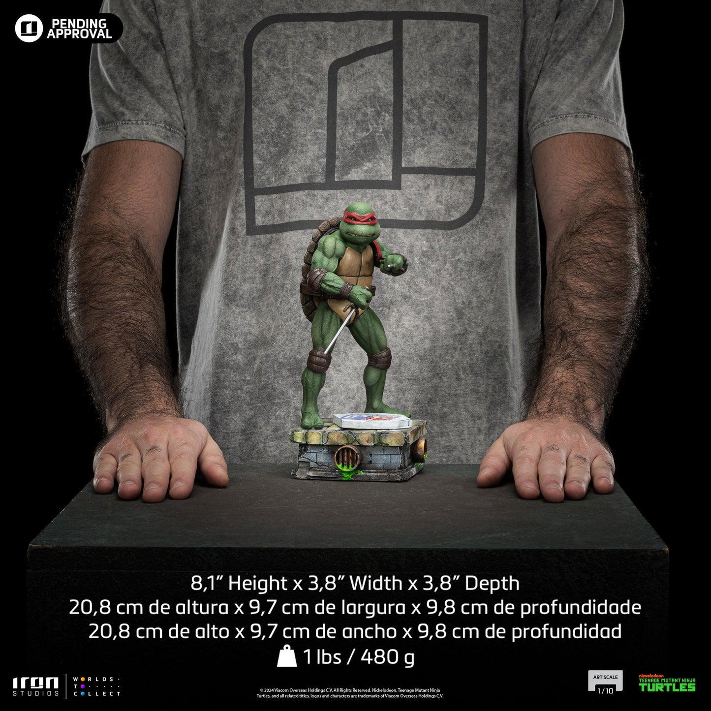 Statue Raphael - TMNT Film - Art Scale 1/10 - Teenage Mutant Ninja Turtles