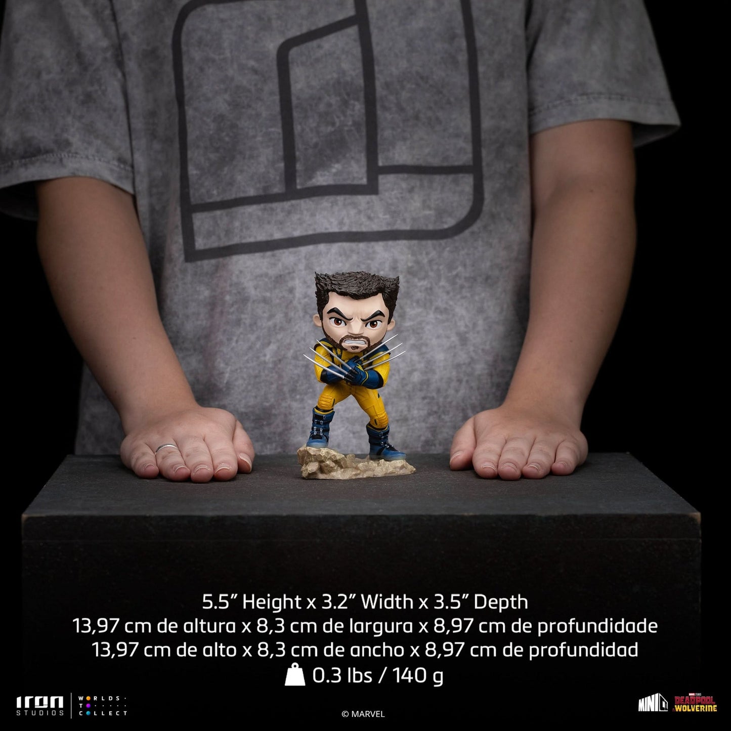 Wolverine (unmaskiert) Figur - Deadpool & Wolverine - Mini Co.
