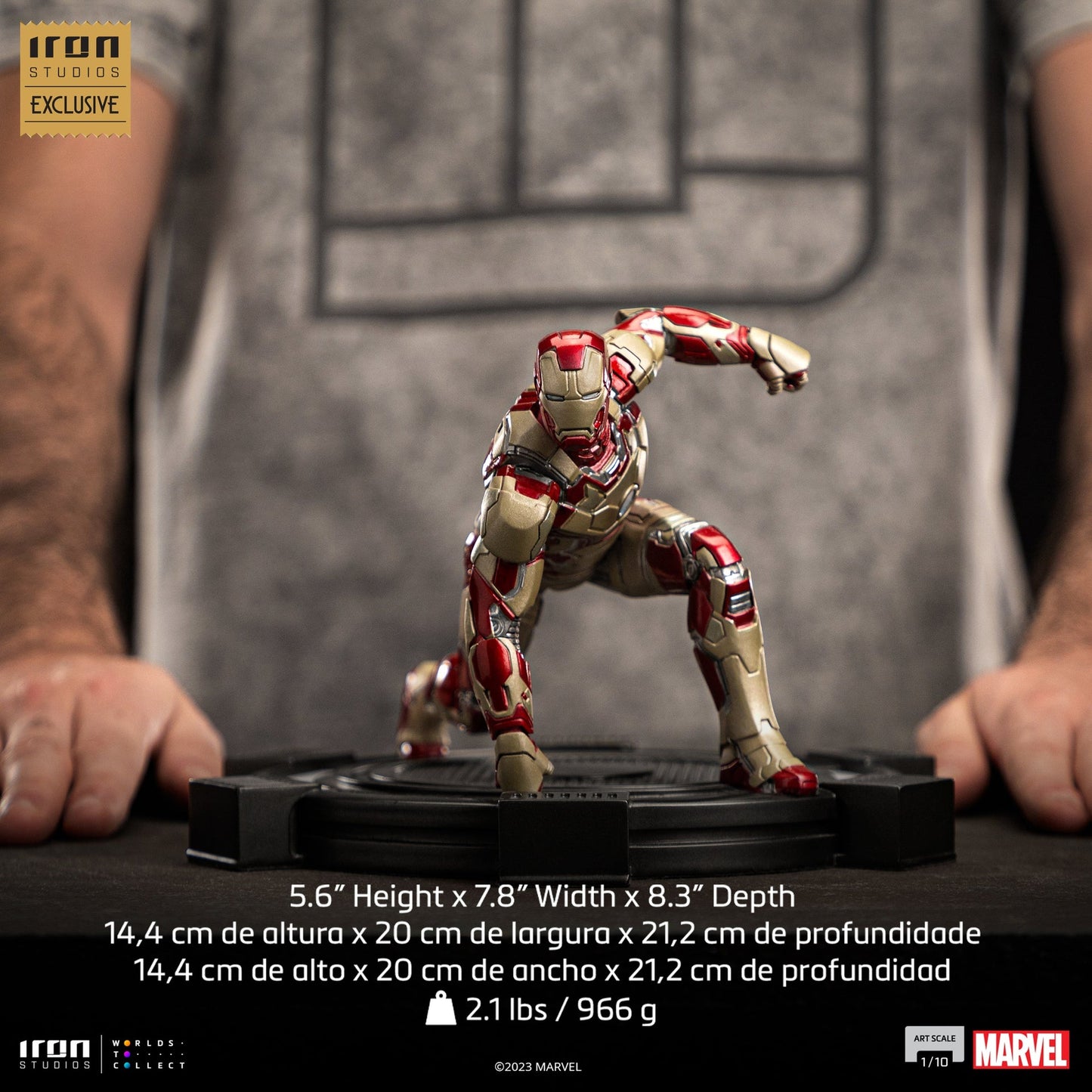 Iron Man Mark XLII Statue (2023 Event Exclusive) - The Infinity Saga - Art Scale 1/10