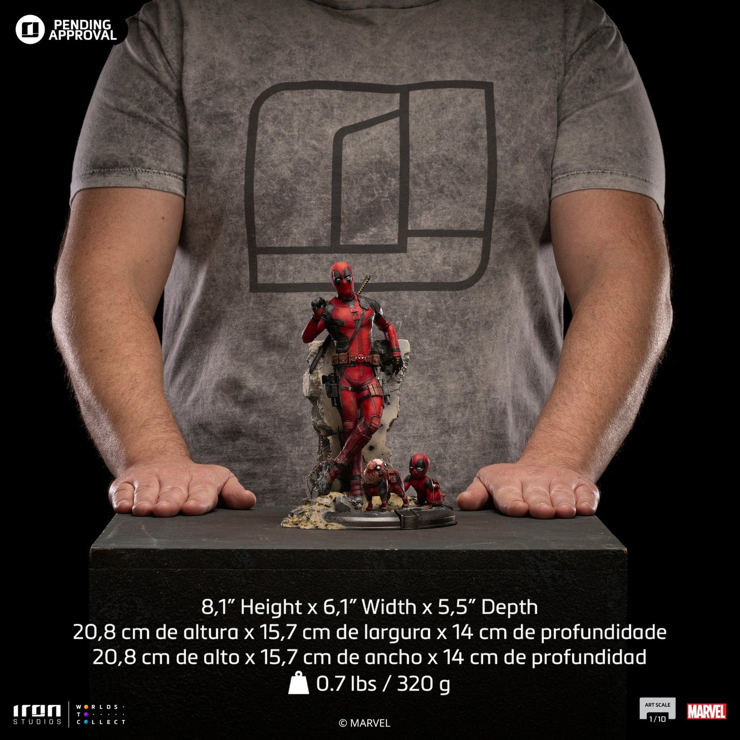 Deadpool Statue - Deadpool & Wolverine - Art Scale 1/10