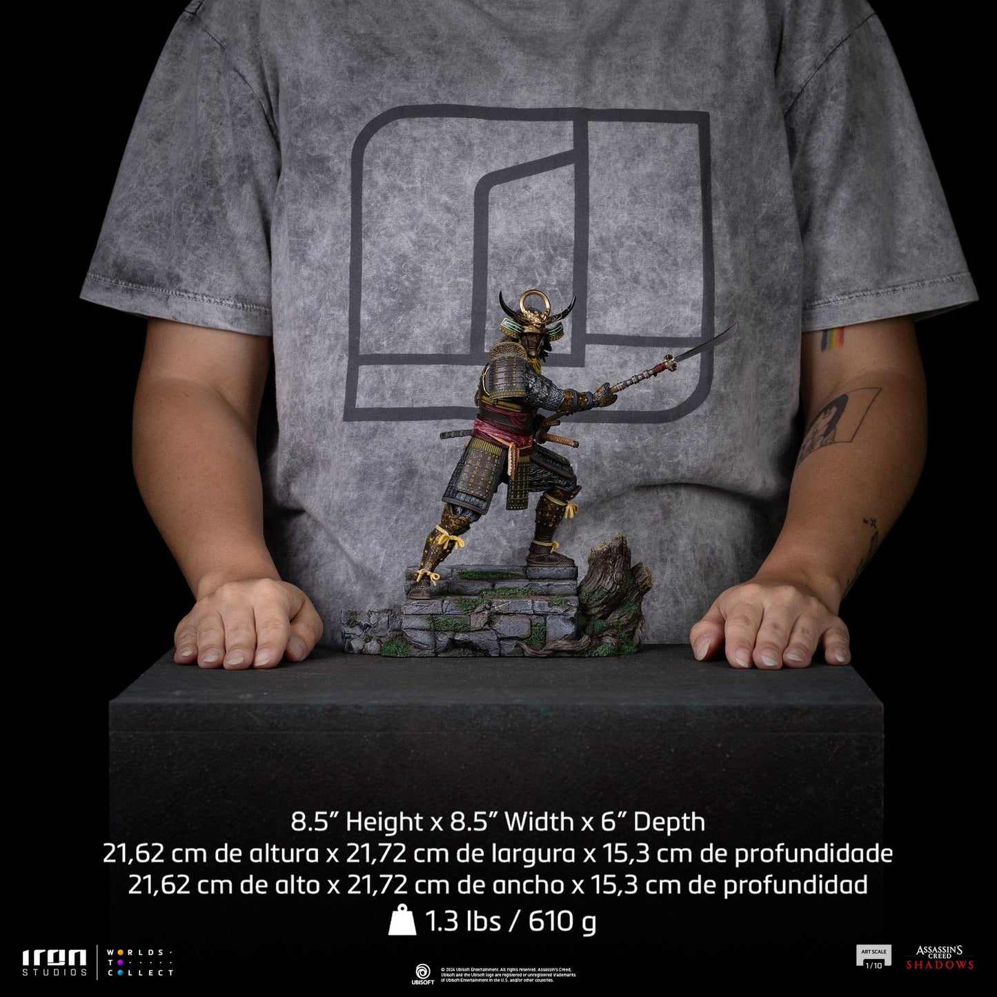 Statue Yasuke - Assassin's Creed Shadows - Art Scale 1/10 - Assassin S Creed