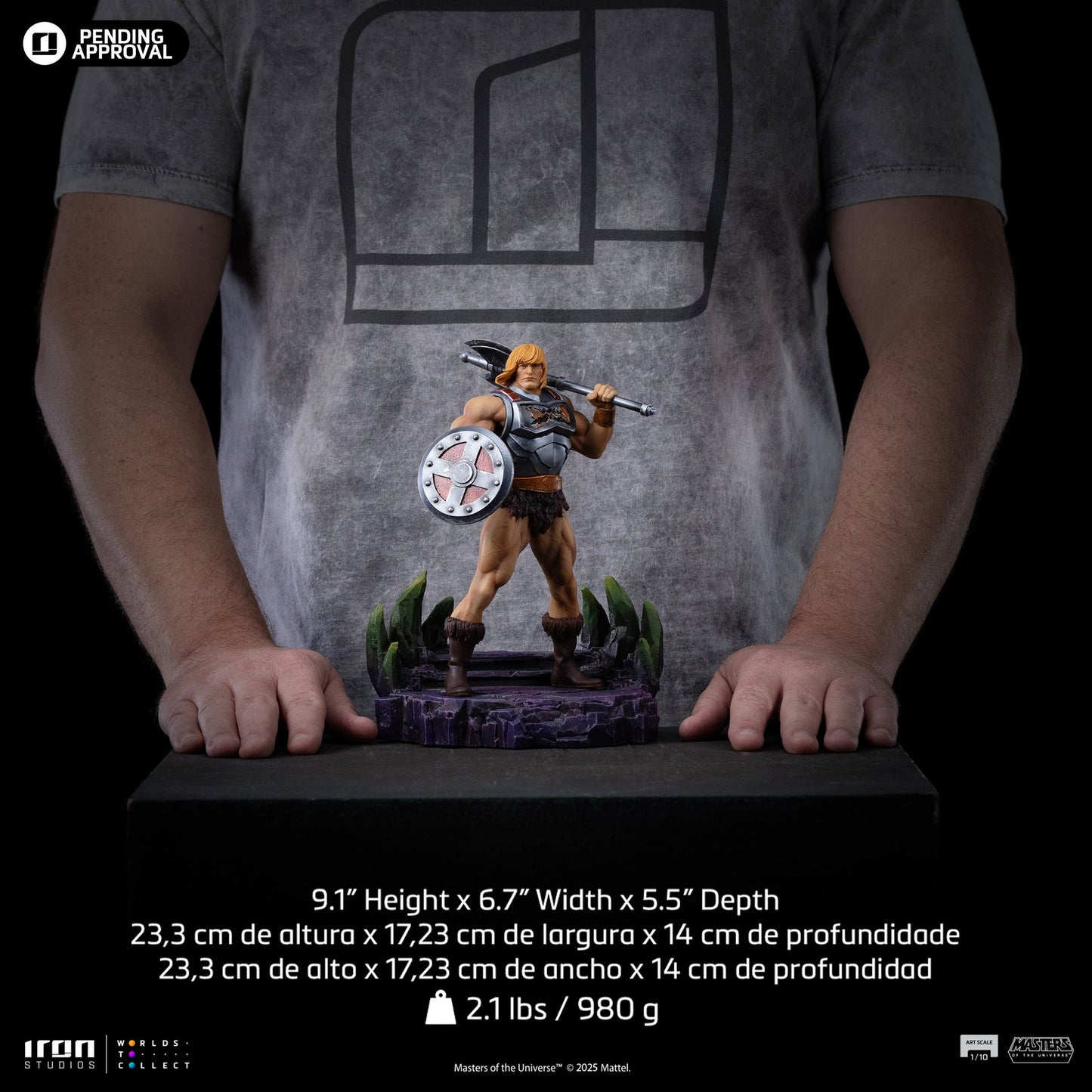 Statue He-Man (Battle Armor Version) - Masters of the Universe - Art Scale 1/10
