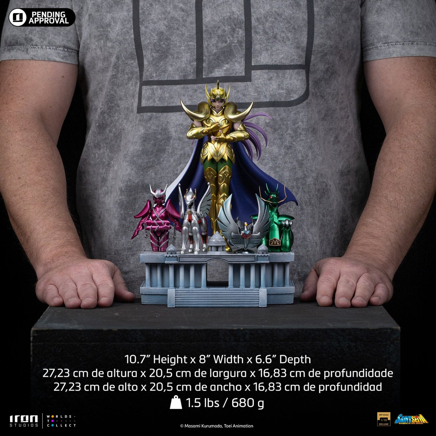Aries Mu Statue - Saint Seiya - Deluxe Art Scale 1/10