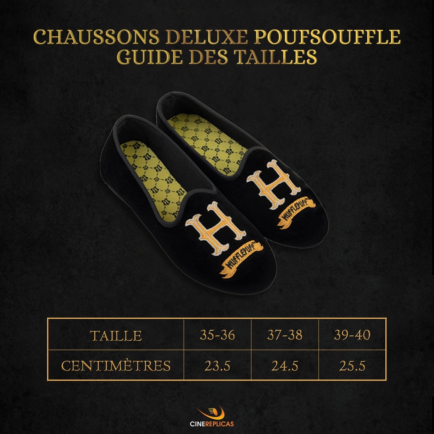 *Chaussons Deluxe Poufsouffle